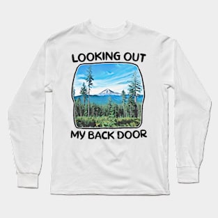 Van Life Back Door Long Sleeve T-Shirt